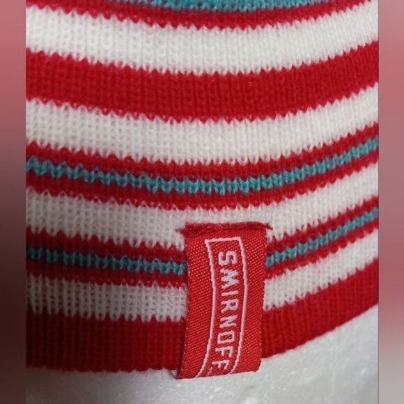 SMIRNOFF VODKA Beanie Hat Knit Cap UNISEX Adult Logo Promo Winter - Picture 2 of 5
